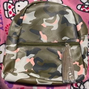 Camouflage Mini Bookbag (Purse)